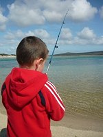 Flinders Island for amazing fishing. From the beach, the rocks or a boat.